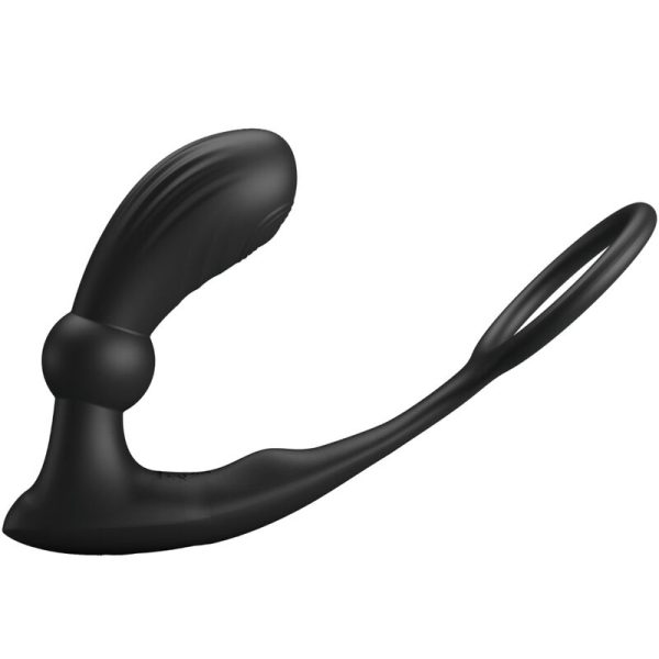 PRETTY LOVE - ANELLO ANALE E VIBRATORE WARREN BLACK - immagine 2