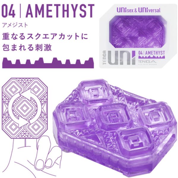 TENGA - CONFEZIONE DITALE MASTURBATORE UNI VARIETY 4 UNIT - immagine 5