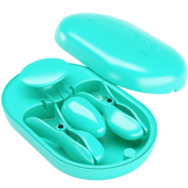 PRETTY LOVE - SCATOLA A SORPRESA PINZETTE PER ELETTROSTIMOLAZIONE BLU - immagine 4