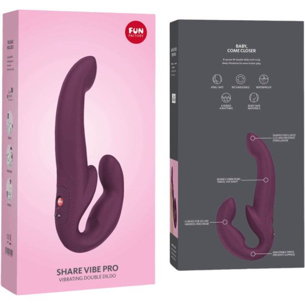 FUN FACTORY - SHARE VIBE PRO DOPPIO VIBRATORE VIOLETTO - immagine 3