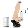 BASECOCK - VIBRADOR REALÍSTICO ARTICULABLE CONTROL REMOTO NATURAL 21 CM -O- 5 CM - immagine 2
