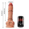 CYBER SILICOCK - CONNOR SILICONE LIQUIDO MORBIDO ULTRA REALISTICO 20.5 CM -O- 3.7 CM - immagine 2