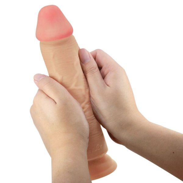 PRETTY LOVE - DILDO REALISTICO SERIE SLIDING SKIN CON VENTOSA SCORREVOLE DELLA PELLE FLESH 23,4 CM - immagine 3