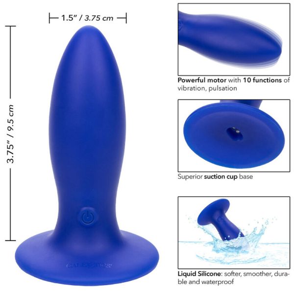 CALEXOTICS - ADMIRAL VIBRATORE PLUG ANALE TORPEDO BLU - immagine 4