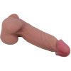 PRETTY LOVE - DILDO REALISTICO SERIE SLIDING SKIN CON VENTOSA SCORREVOLE IN PELLE MARRONE 21,8 CM - immagine 4