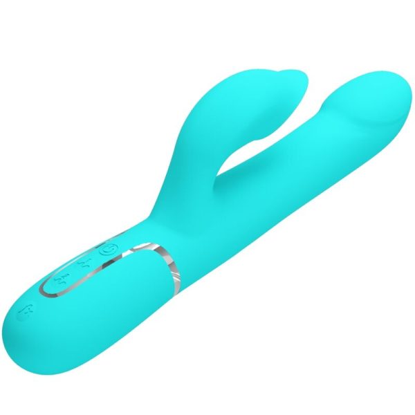 PRETTY LOVE - PERLE VIBRANTI CONIGLIO VERDE ACQUA - immagine 3