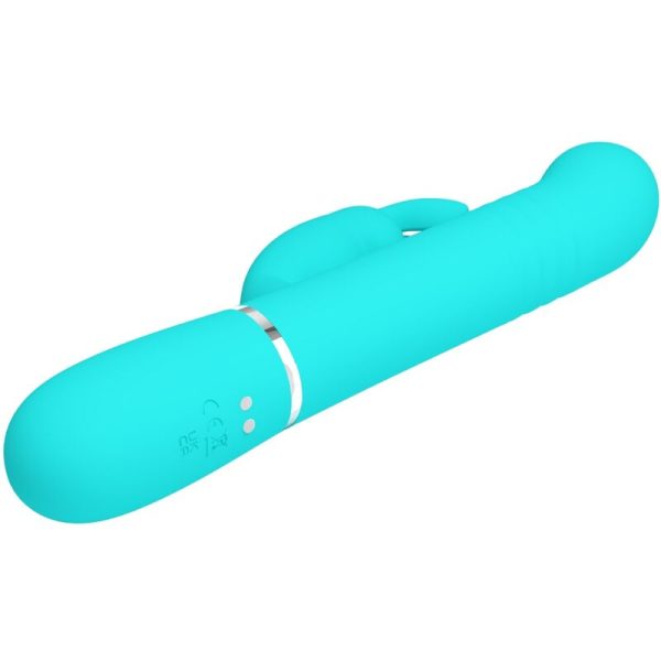 PRETTY LOVE - PERLE VIBRATORE COALE RABBIT VERDE ACQUA - immagine 5
