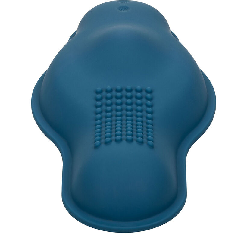 CALEXOTICS - MASSAGGIATORE PILOTA TELECOMANDO DOPPIO MOTORE BLU - immagine 3