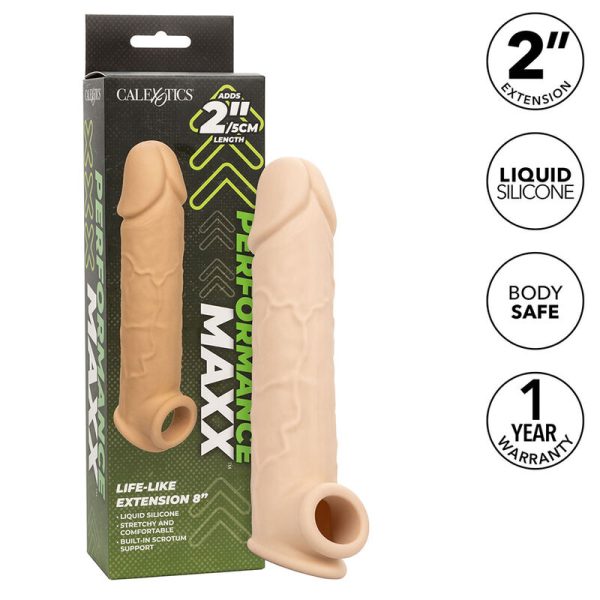 CALEXOTICS - PERFORMANCE MAXX LIFE-LIKE EXTENSION 8 PELLE CHIARA - immagine 2