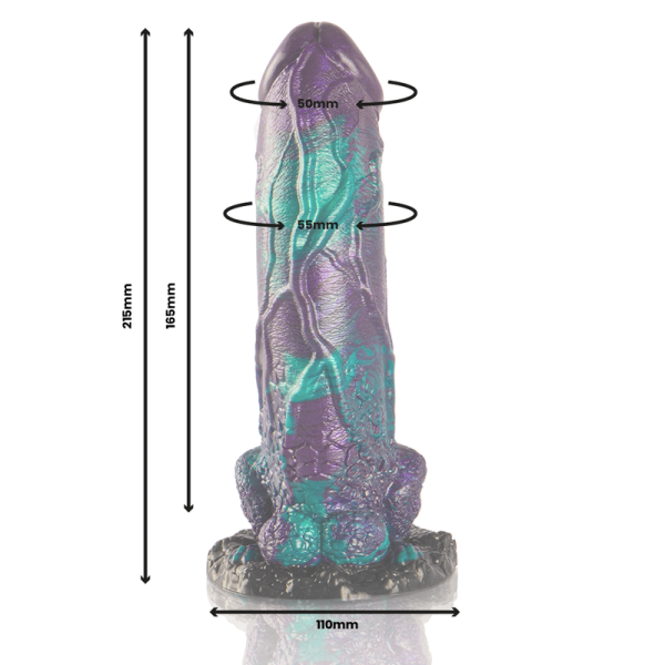 EPIC - DILDO BASILISCO DOPPIO PIACERE SCAMUTO GRANDE TAGLIA - immagine 2