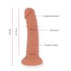 ONINDER - DILDO VIBRATORE MEDIO BOGOTÁ 9 VELOCITÀ NATURALE 20 CM -O- 4.2 CM - APP GRATUITA - immagine 2