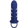 PRETTY LOVE - ALTAF ANELLO VIBRATORE CON GUAINA IN SILICONE BLU - immagine 5