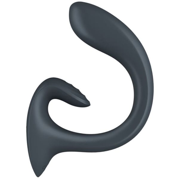 SATISFYER - G FOR GODDESS 1 VIBRATORE CONIGLIO GRIGIO SCURO - immagine 2