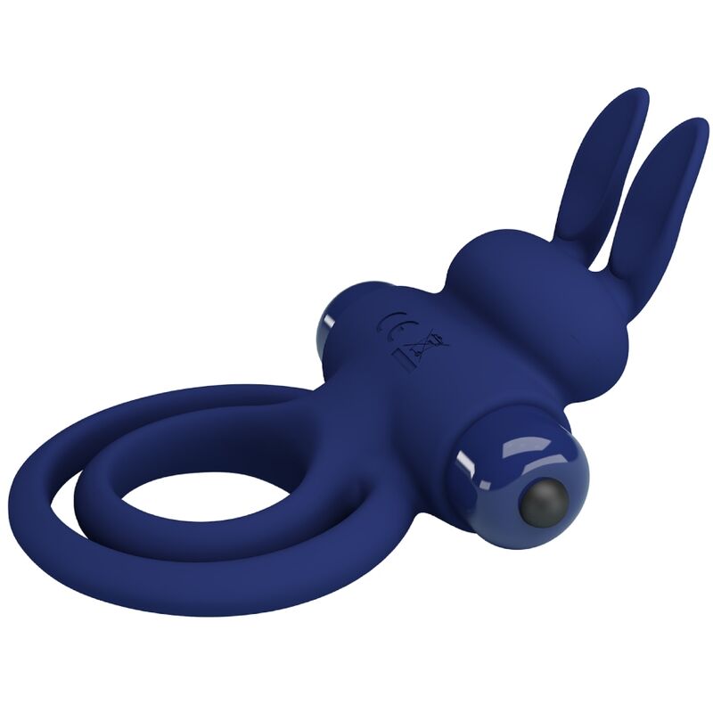 PRETTY LOVE - DAREY DOPPIO ANELLO VIBRANTE CONIGLIO BLU - immagine 4