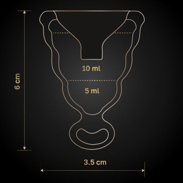 G-VIBE - GCUP COPPA MESTRUALE NERA - immagine 4