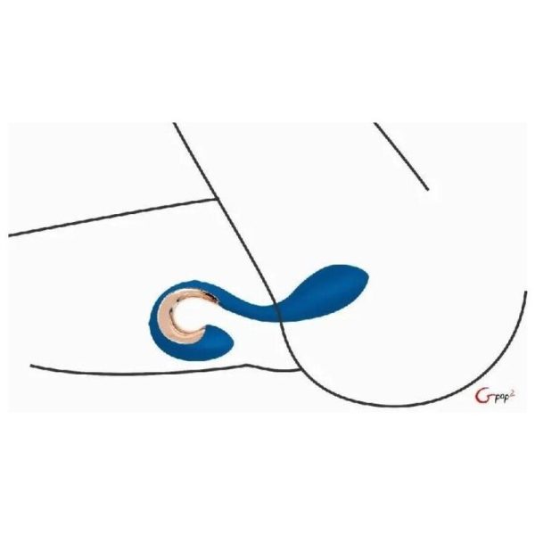 G-VIBE - GPOP 2 VIBRATORE PUNTI G E P BLU INDIGO - immagine 5