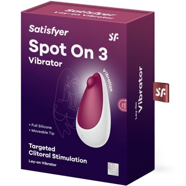 SATISFYER - SPOT ON 3 STIMOLATORE CLITORALE BERRY - immagine 5