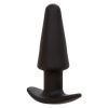 CALEXOTICS - ROCK BOTTOM TAPPO ANALE CONICO 10 VIBRAZIONI SILICONE NERO - immagine 3