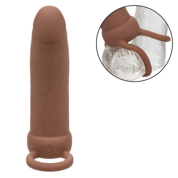 CALEXOTICS - MAXX THICK DUAL PENETRATOR 10 VIBRAZIONI MARRONE - immagine 5