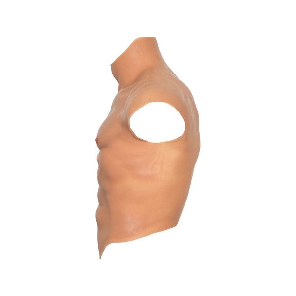 HIDDEN DESIRE - ALTER EGO SILICONE TORSO MASCHILE CAMICIA CON ABS FLESH - immagine 3