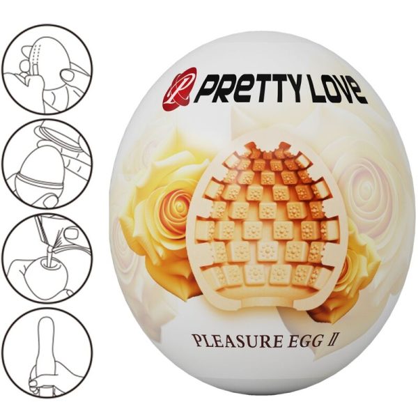 PRETTY LOVE - MASTURBATORE MASCHILE UOVO CARNE - immagine 2