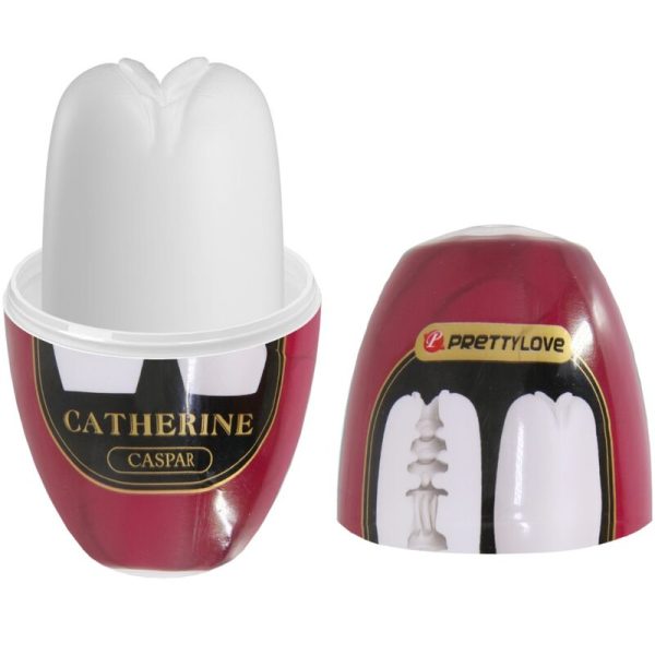 PRETTY LOVE - CATHERINE MASTURBATORE MASCHILE BIANCO - immagine 4