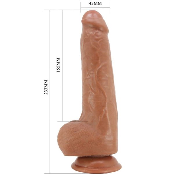 PRETTY LOVE - DRACO DILDO REALISTICO 23 CM MODELLO 2 FLESH - immagine 5