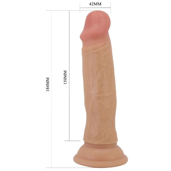 PRETTY LOVE - QUENTIN DILDO REALISTICO 18 CM CARNE - immagine 5