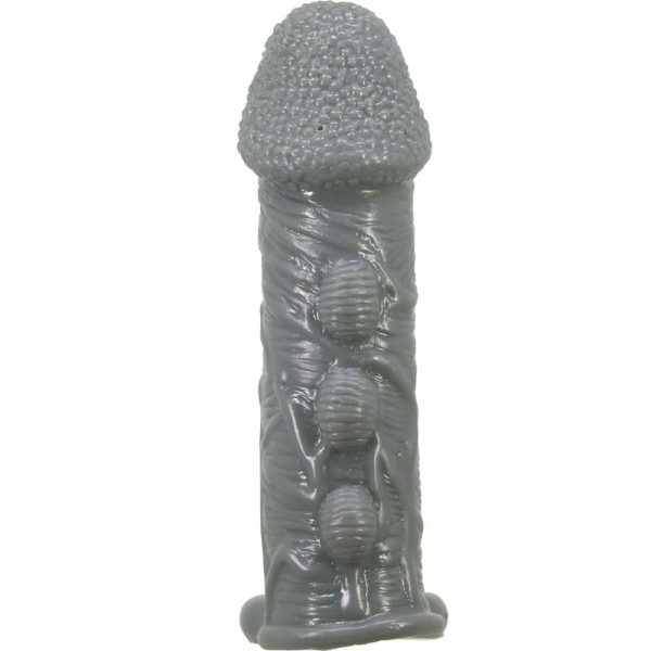 PRETTY LOVE - REALISTICO INGRANDIMENTO DEL PENE E GUAINA RITARDANTE GRIGIO - immagine 3