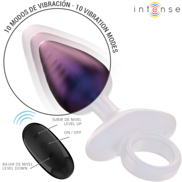 INTENSE - MICHAEL VIBRANTE ANAL PLUG MODELLO 2 TELECOMANDO - immagine 3