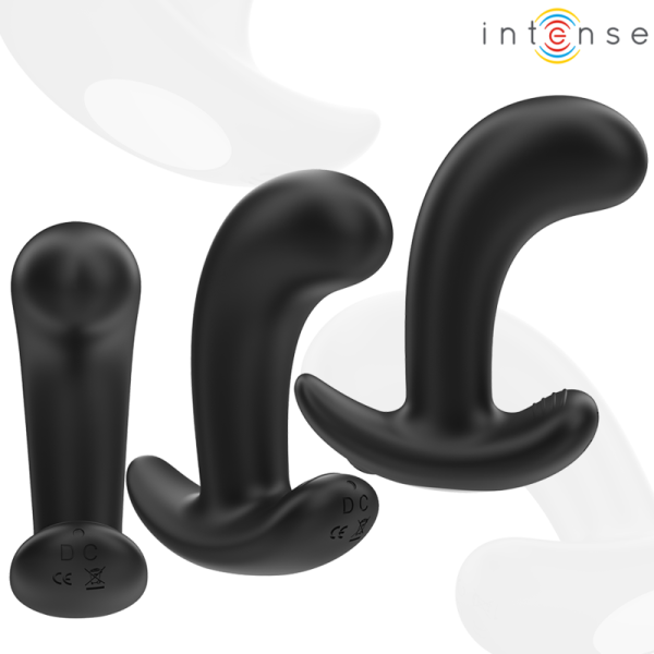 INTENSE - CHANDLER ANAL PLUG 10 VIBRAZIONI NERO TELECOMANDO - immagine 3