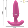 INTENSE - ROSS ANAL PLUG 10 VIBRAZIONI ROSA TELECOMANDO - immagine 2