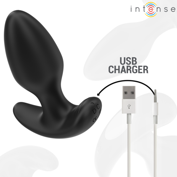 INTENSE - JOEY ANAL PLUG 10 VIBRAZIONI NERO TELECOMANDO - immagine 5