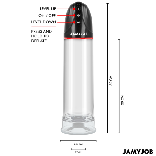 JAMYJOB - POMPA AUTOMATICA XPAND 3 LIVELLI DI ONDE STIMOLANTI GRIGIO - immagine 3