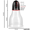 JAMYJOB - POMPA AUTOMATICA PER TESTICOLI XPAND LITE 3 LIVELLI DI ONDE STIMOLANTI GRIGIO - immagine 3