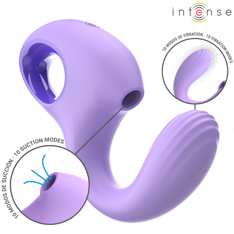 INTENSE - BAXTER VIBRATORE E STIMOLATORE VIOLA
