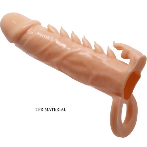 PRETTY LOVE - EMMIT GUAINA PER PENE + STIMOLATORE PER CLITORIDE FLESH - immagine 2