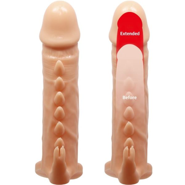 PRETTY LOVE - EMMIT GUAINA PER PENE + STIMOLATORE PER CLITORIDE FLESH - immagine 3