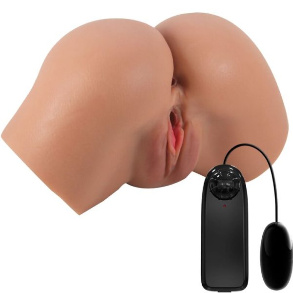 CRAZY BULL - VIBRATORE HAILEY CON VAGINA E ANO REALISTICI MULATTO CONTROLLO REMOTO - immagine 2