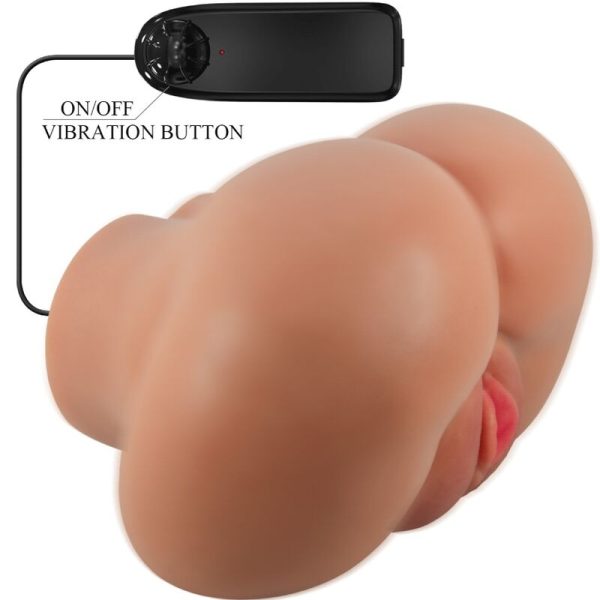 CRAZY BULL - VIBRATORE LUNA CON VAGINA E ANO REALISTICI CONTROLLO DELLA CARNE TELECOMANDO - immagine 5