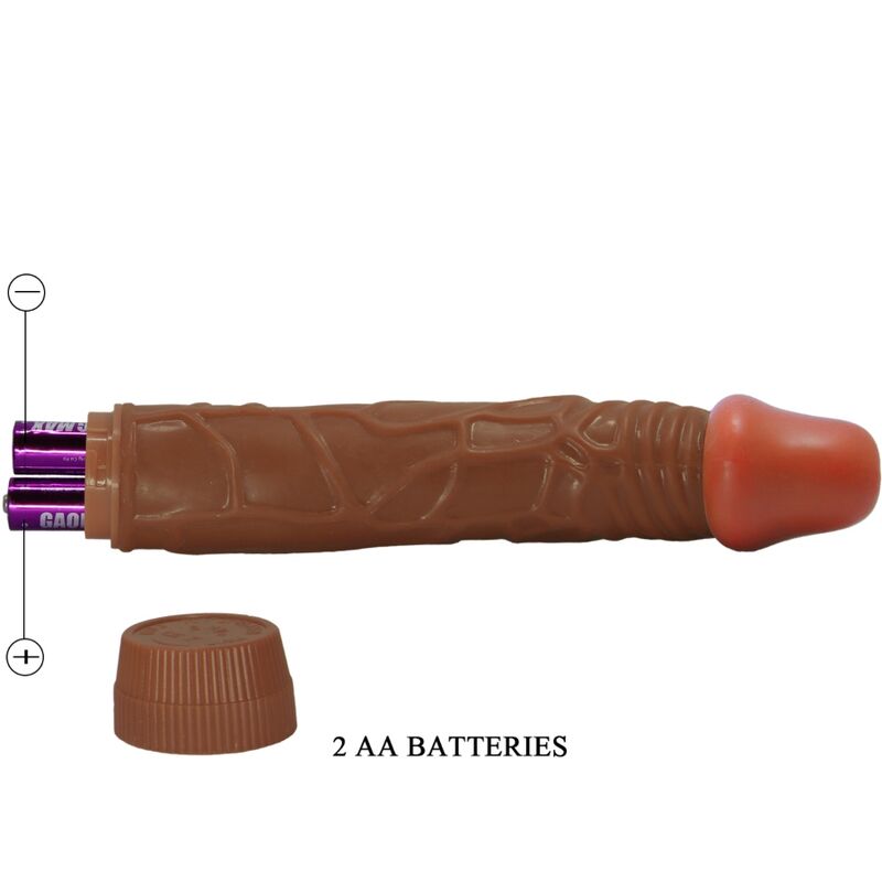 BAILE - BOB VIBRATORE REALISTICO 22,5 CM MULATTO - immagine 3
