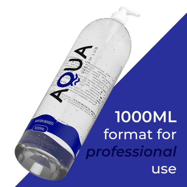 AQUA QUALITY - LUBRIFICANTE A BASE ACQUA 1000 ML - immagine 2