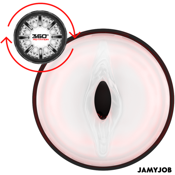 JAMYJOB - STORM MASTURBATORE VAGINA AUTOMATICO 10 MODALITÀ DI ROTAZIONE E SPINTA - immagine 4