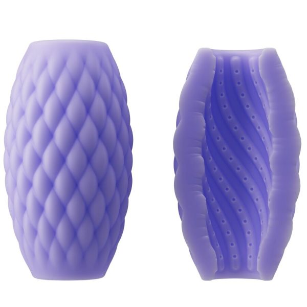 PRETTY LOVE - ATHENA EROS SILICONE MASTURBATORE MASCHILE VIOLA - immagine 2