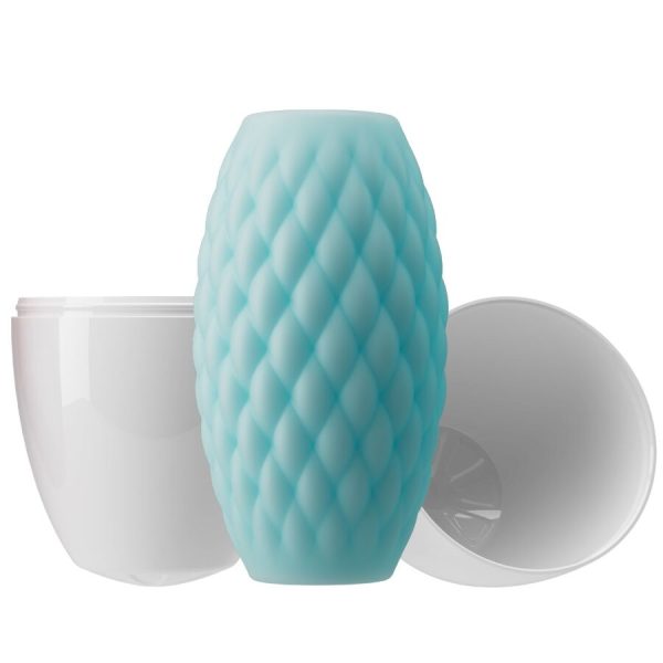 PRETTY LOVE - ATHENA EROS SILICONE MASTURBATORE MASCHILE AZZURRO CIELO - immagine 4