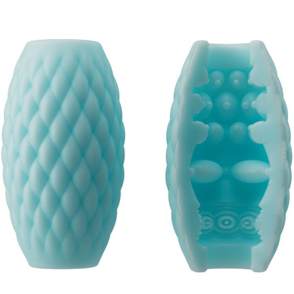 PRETTY LOVE - ATHENA EROS SILICONE MASTURBATORE MASCHILE AZZURRO CIELO - immagine 2