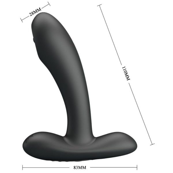 PRETTY LOVE - REMINGTON MASSAGGIATORE VIBRANTE ANALE E VAGINALE NERO - immagine 5