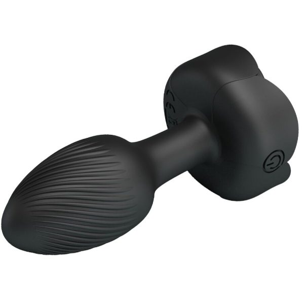 PRETTY LOVE - PLUG ANALE OLMAN CON LUCE LED NERO 8,8 CM - immagine 5