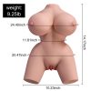 XISE - FRIEDA TORSO FEMMINILE REALISTICO CON VIBRAZIONE 36 CM - immagine 2