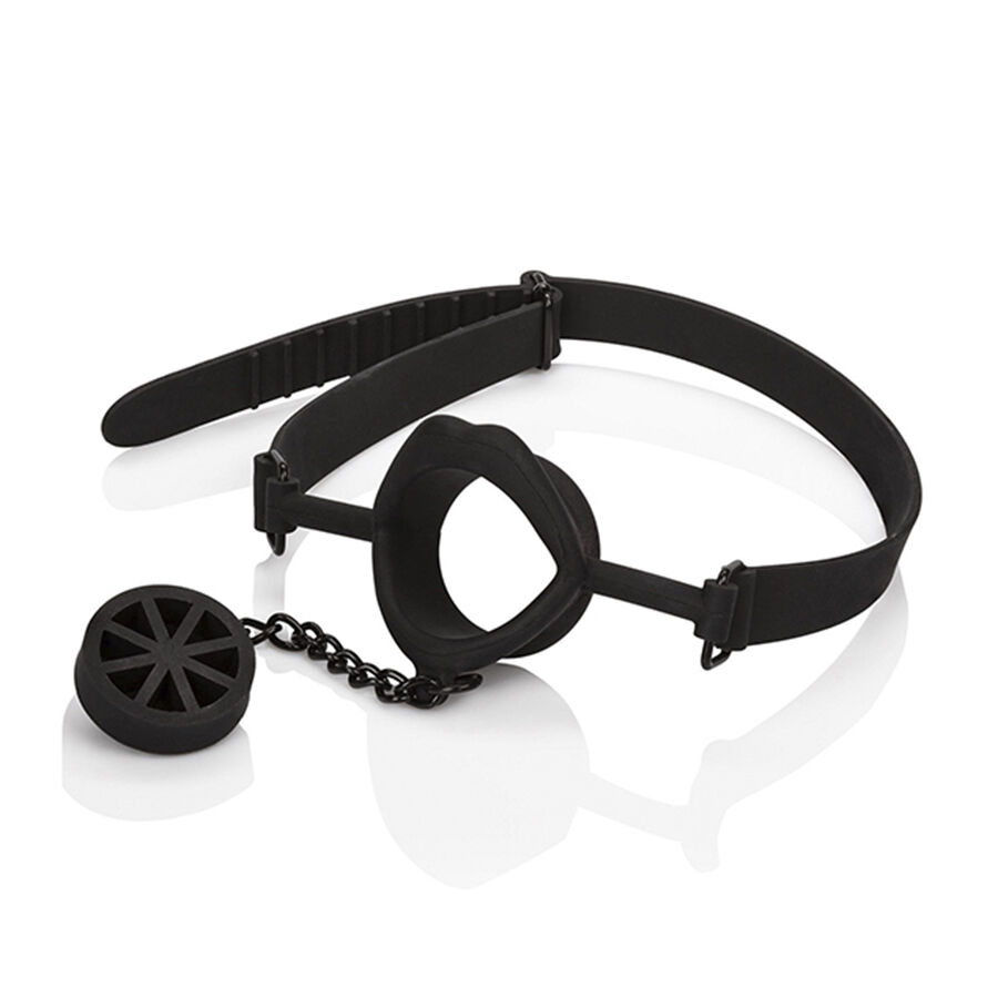 CALEXOTICS - SCANDAL BAFFO CON TAPPO IN SILICONE NERO